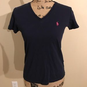 Ralph Lauren Polo navy v-neck